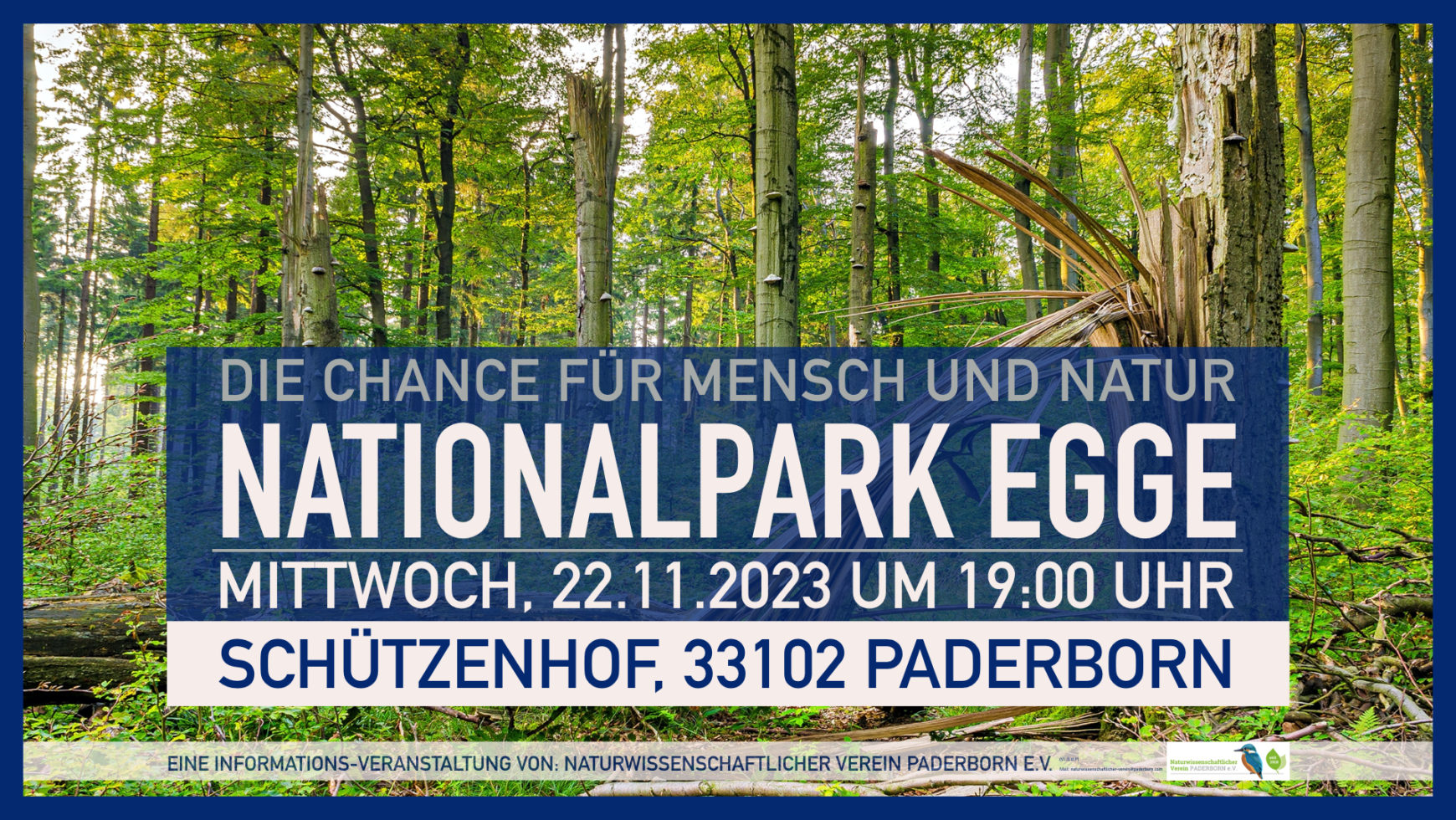 Nationalpark Egge – Die Chance für Mensch und Natur – Veranstaltungshinweis 22.11.2023, 19 Uhr