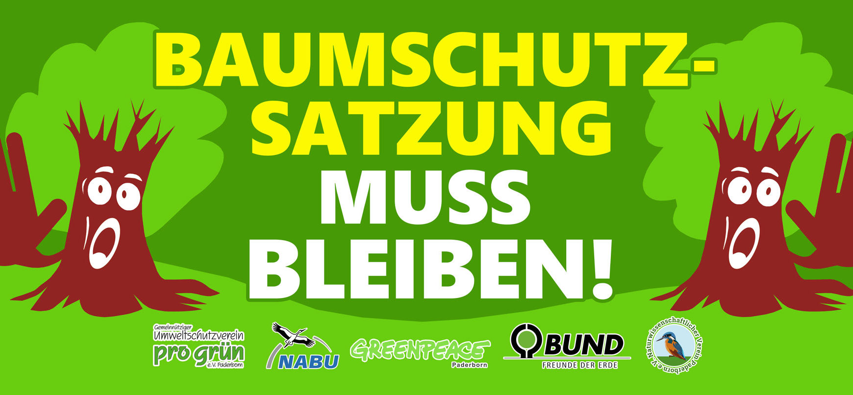 Baumschutz in Gefahr: Umweltschutzverbände treten gemeinsam gegen FDP-Forderung zur Abschaffung der Baumschutzsatzung ein!