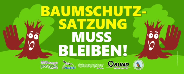 Baumschutz in Gefahr: Umweltschutzverbände treten gemeinsam gegen FDP-Forderung zur Abschaffung der Baumschutzsatzung ein!